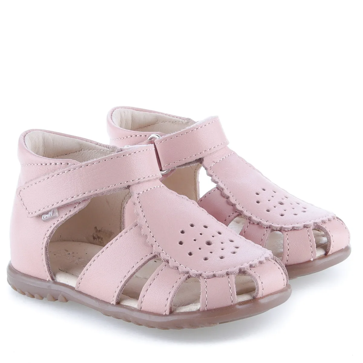 (1214D) Emel pink closed sandals