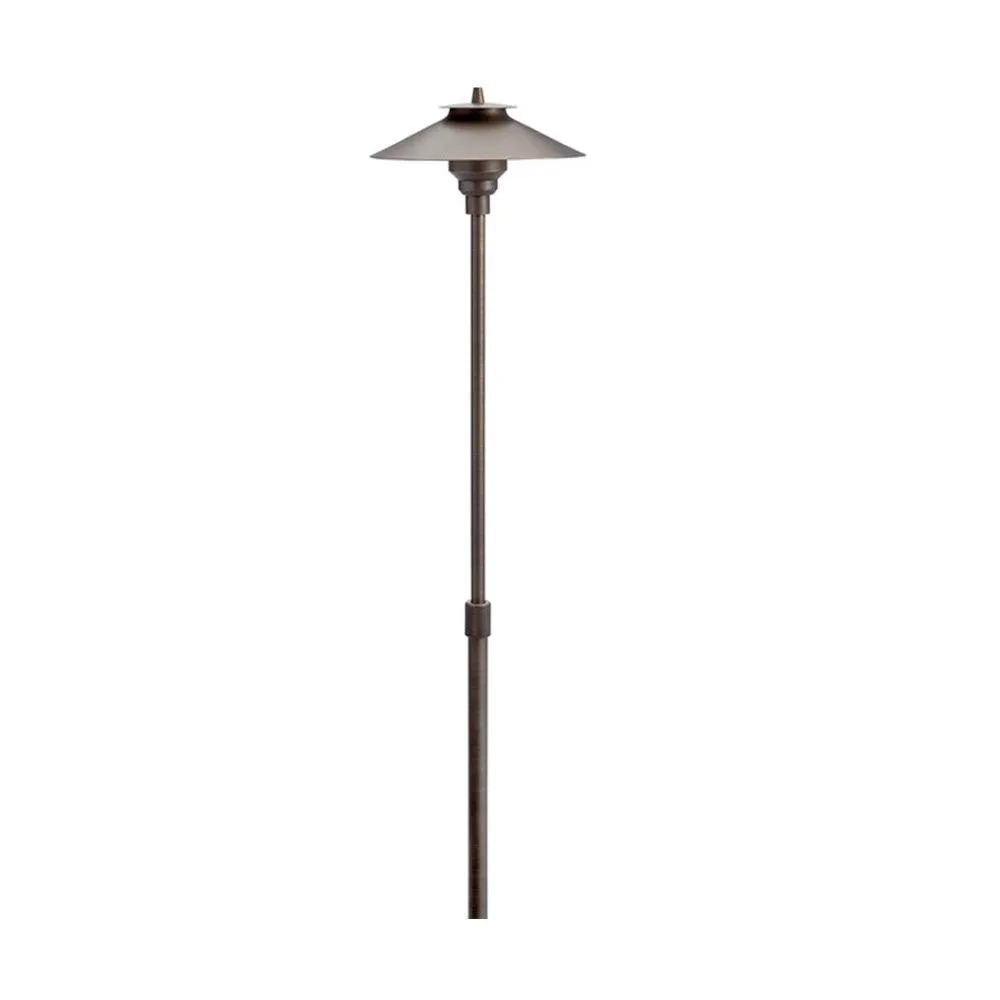 12V Large Adjustable Height Path Light Centennial Brass