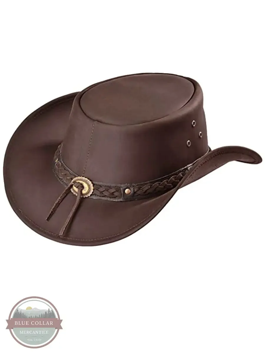 1367 CHO Wagga Wagga Leather Hat