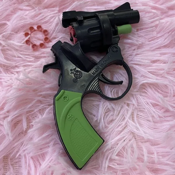 8 shot plastic disc cap Gun Toy