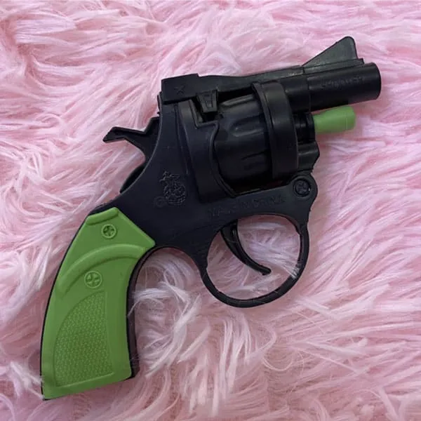 8 shot plastic disc cap Gun Toy