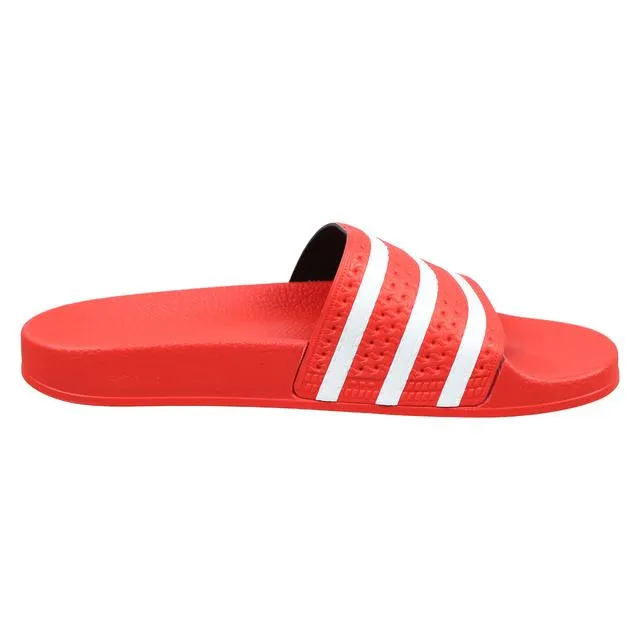 ADILETTE SLIDES LUSH RED / CLOUD WHITE / LUSH RED