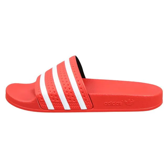 ADILETTE SLIDES LUSH RED / CLOUD WHITE / LUSH RED