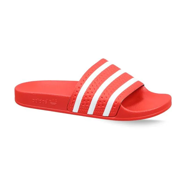 ADILETTE SLIDES LUSH RED / CLOUD WHITE / LUSH RED