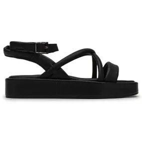 Alda Cross Leather Women's Slingback Sandals