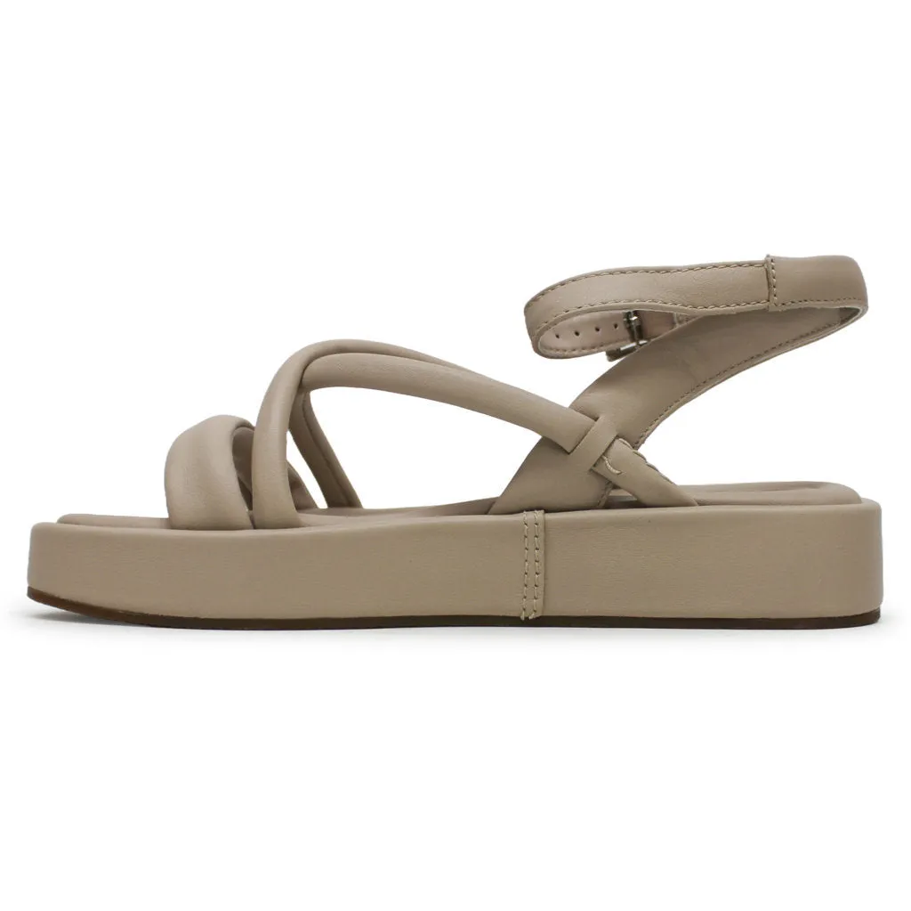 Alda Cross Leather Women's Slingback Sandals