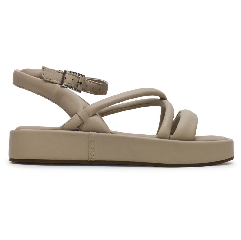 Alda Cross Leather Women's Slingback Sandals