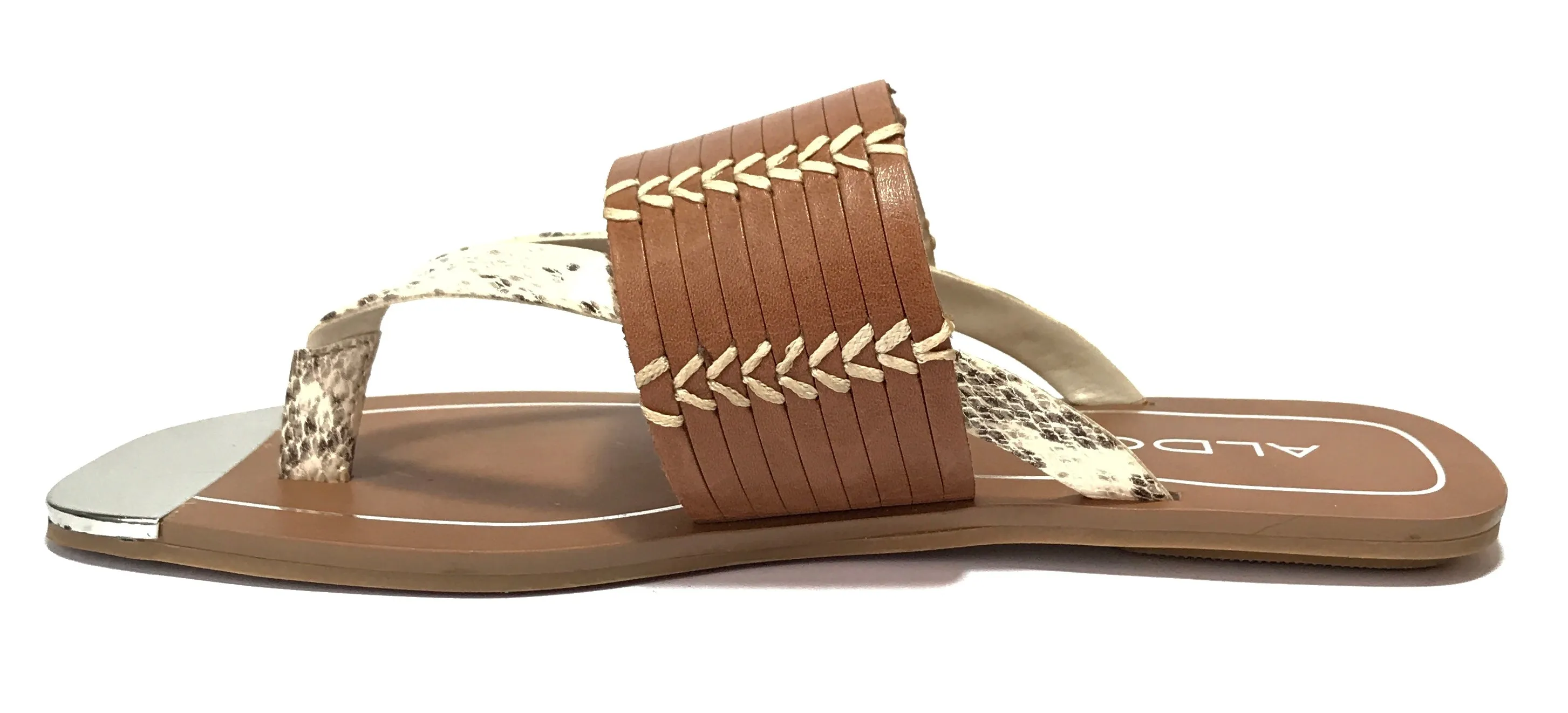 ALDO Tan Leather Sandals | Gently Used |