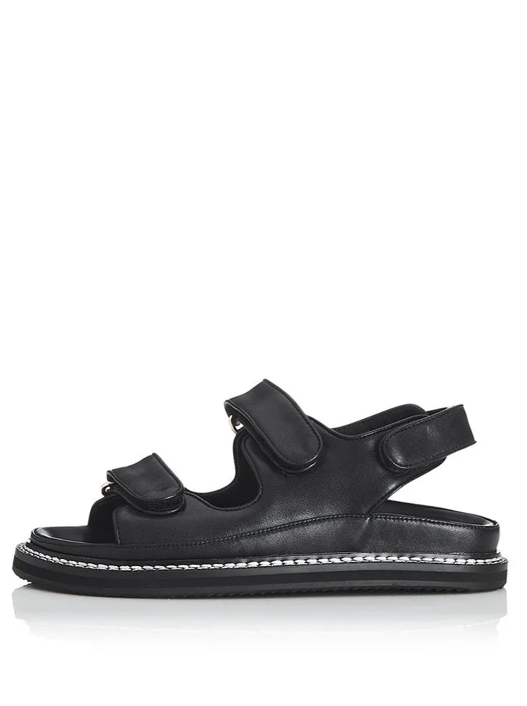 Alias Mae Pascoe Sandals in Black Leather