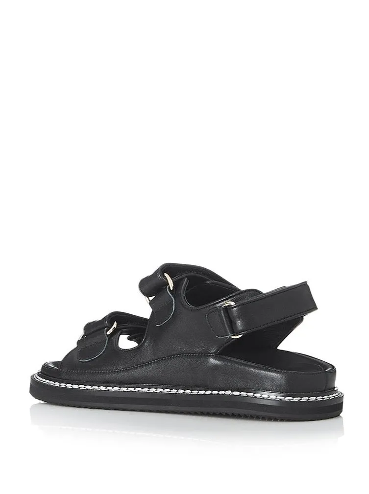 Alias Mae Pascoe Sandals in Black Leather