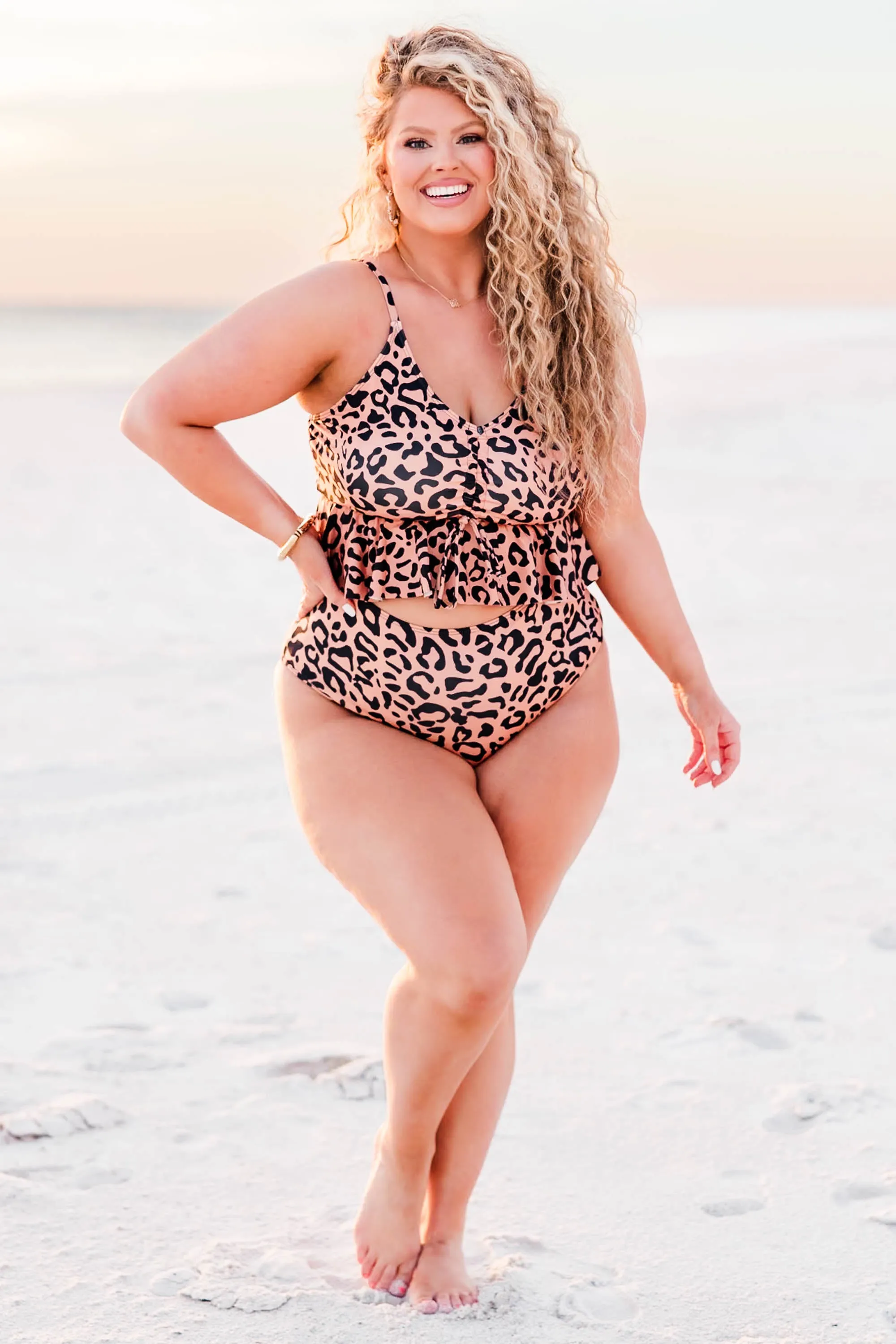 All Summer Long Swim Bottom, Leopard