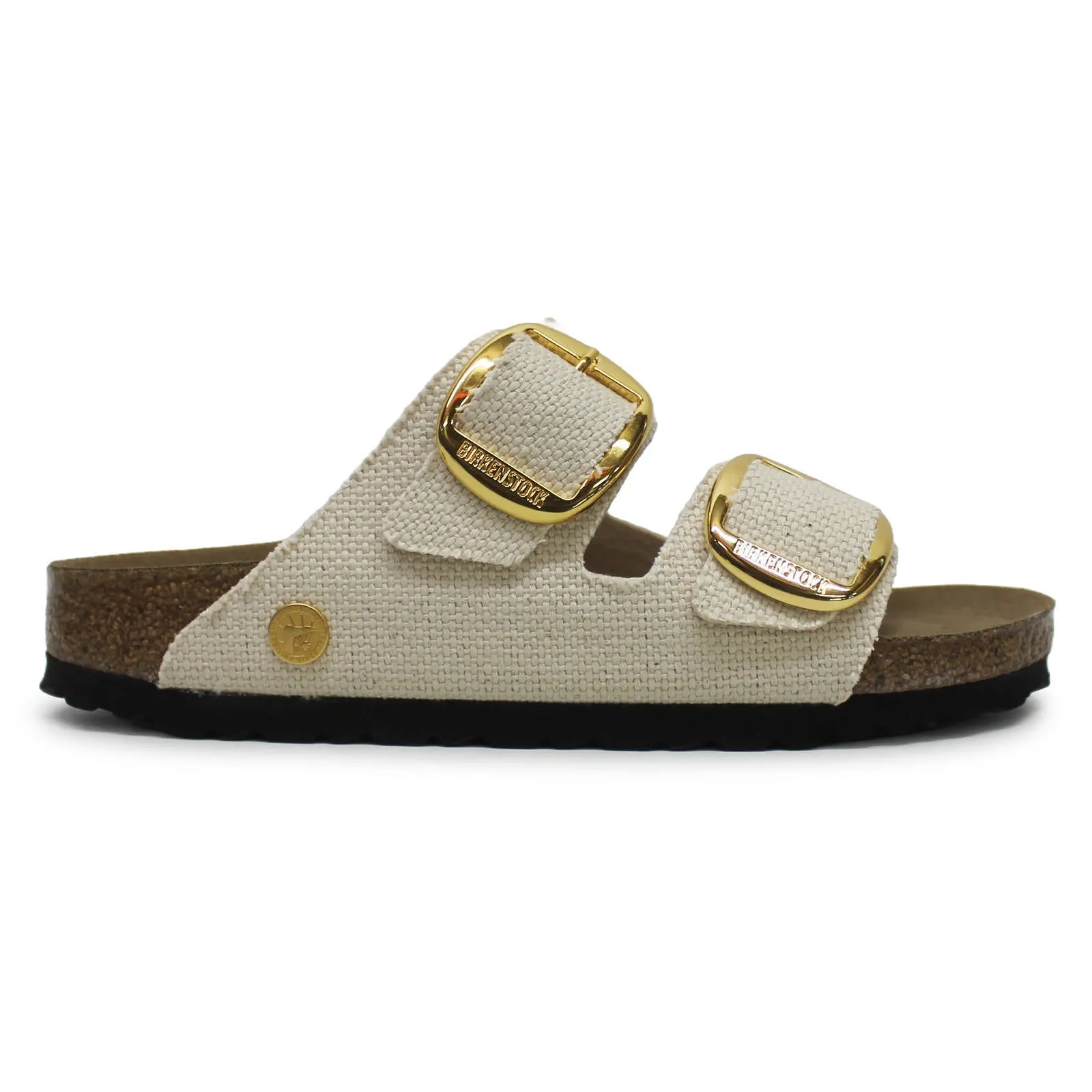 Arizona Big Buckle Rivet Logo Textile Unisex Slide Sandals