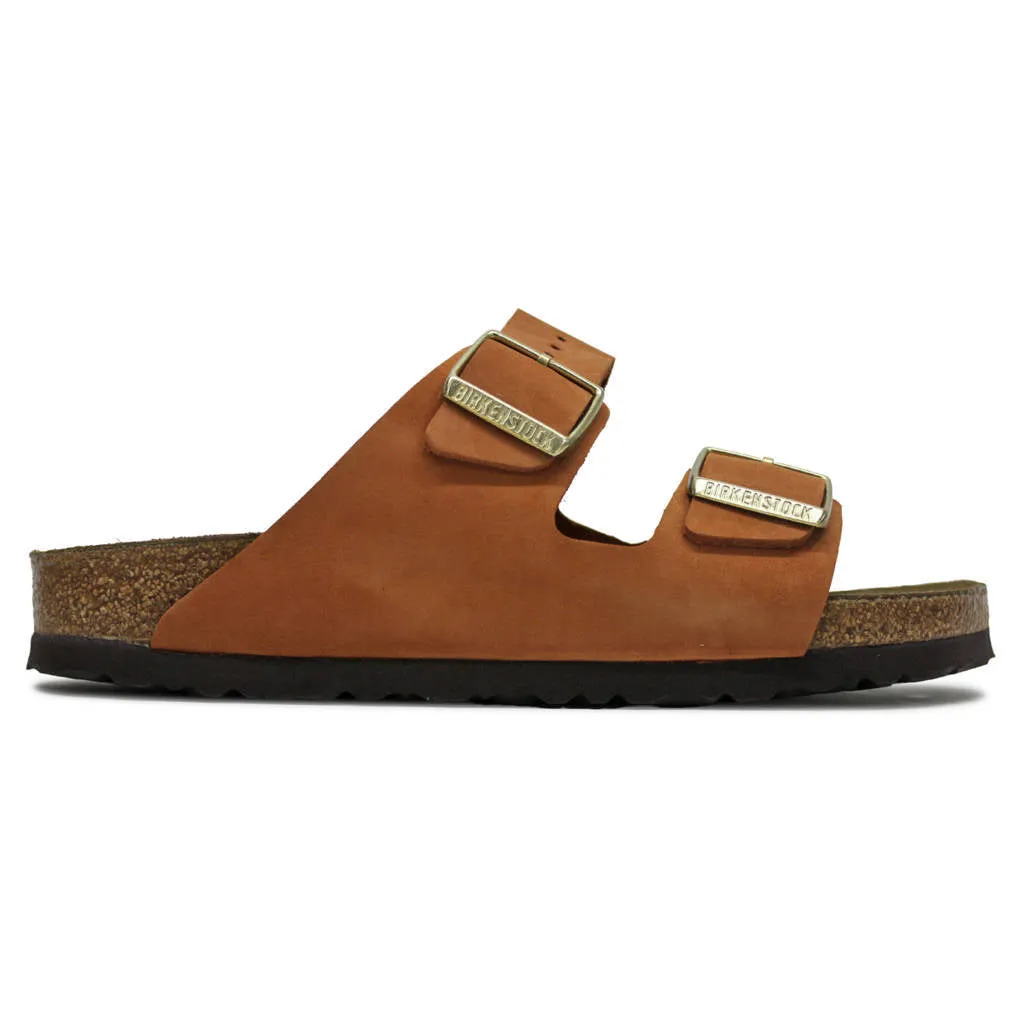 Arizona BS Nubuck Leather Unisex Slides Sandals