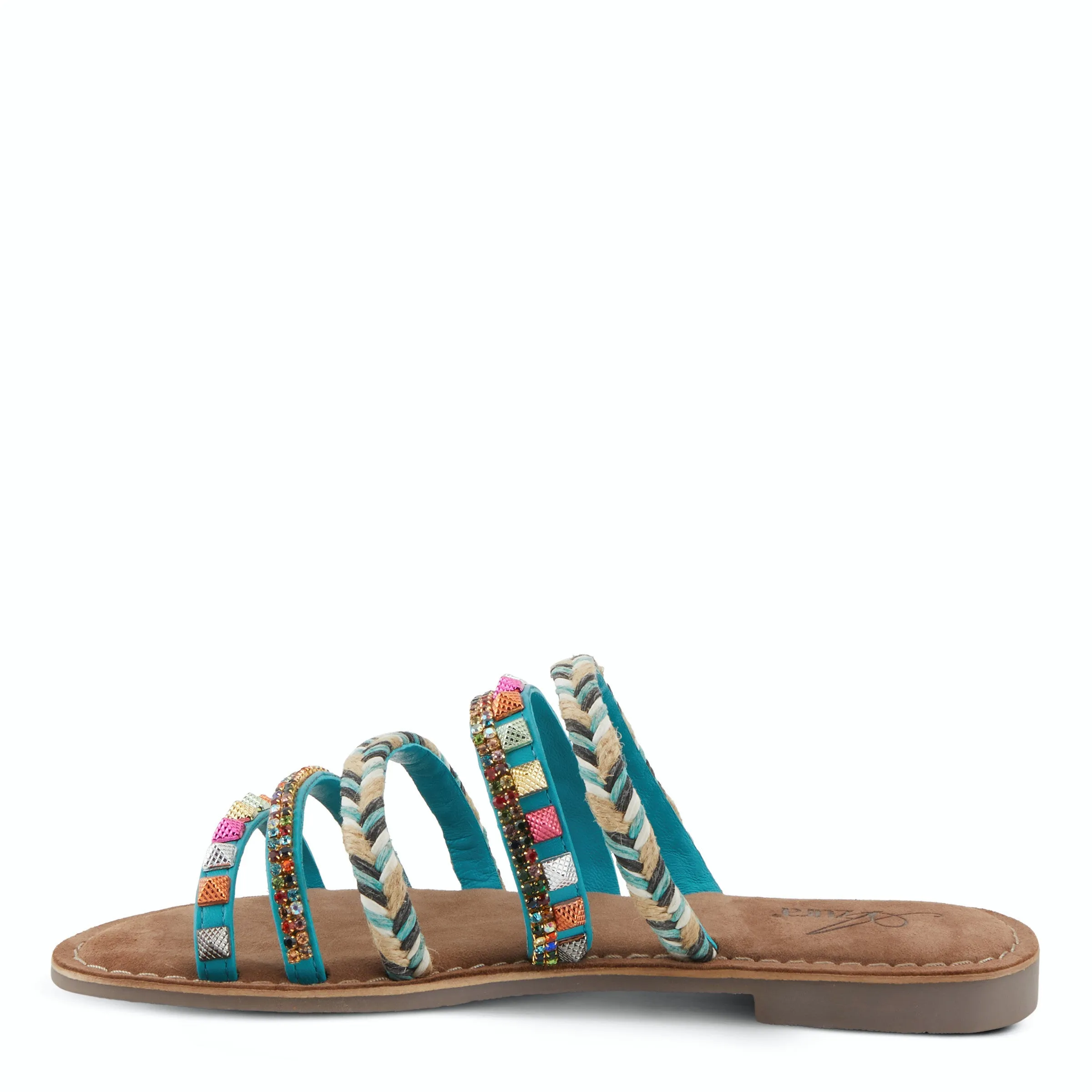 Azura Intoxicate Multi Straps Leather Sandal