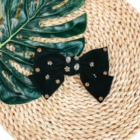 Back to School Bow in Black