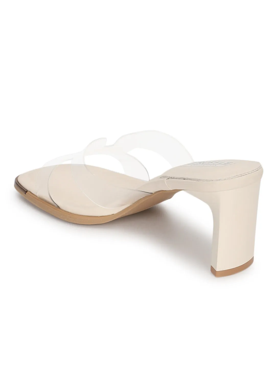 Beige PU Block Sandals (TC-RS3648-BEIG)