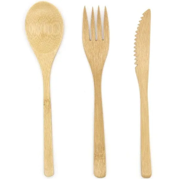 Biome Bamboo Cutlery Set with Case - 3 piece