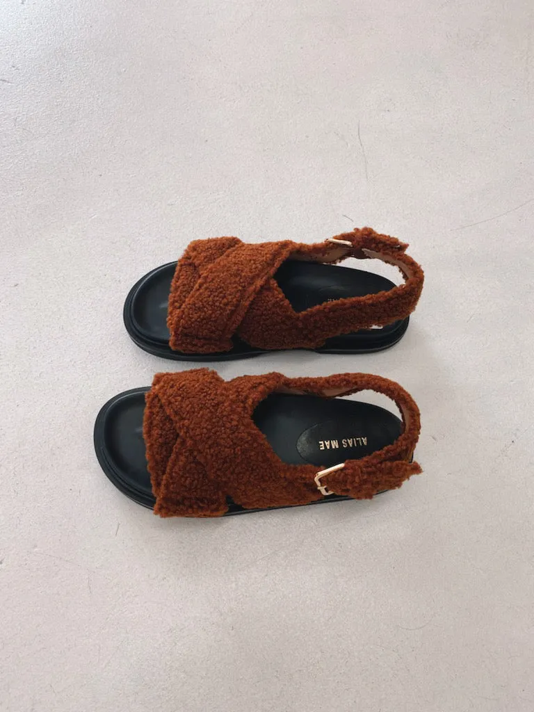 Birdie Shearling Rust