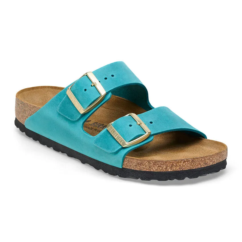 Mens Birkenstock Biscay Bay Oiled Leather Arizona Sandals - Style 1026590