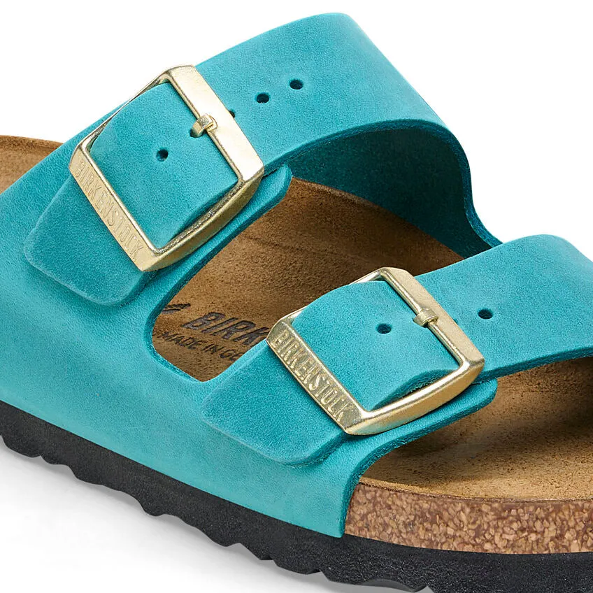 Mens Birkenstock Biscay Bay Oiled Leather Arizona Sandals - Style 1026590