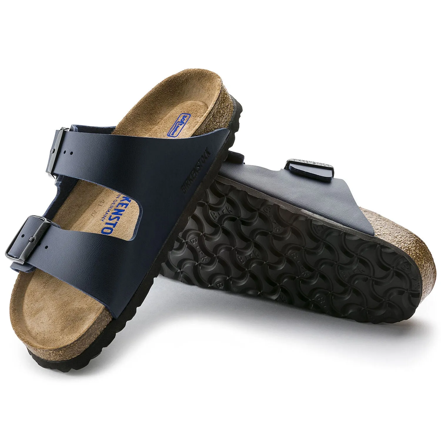 Birkenstock Arizona Birko Flor Soft Footbed Blue