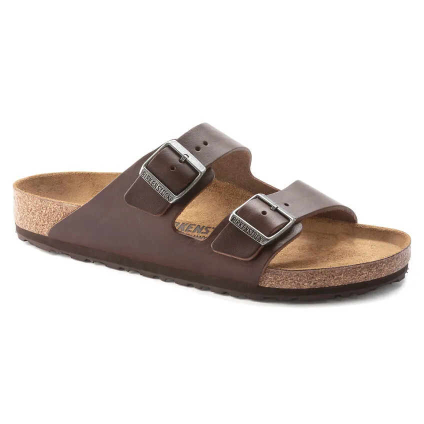 Birkenstock Arizona Grip Leather Vintage Wood Roast Men's