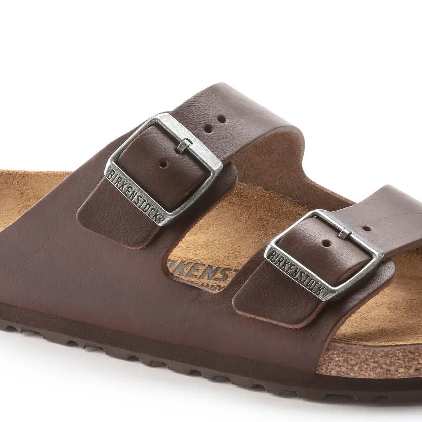 Birkenstock Arizona Grip Leather Vintage Wood Roast Men's