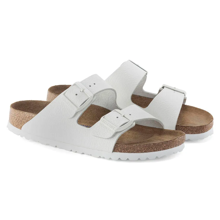 Birkenstock Arizona Soft Footbed Leather White Women's