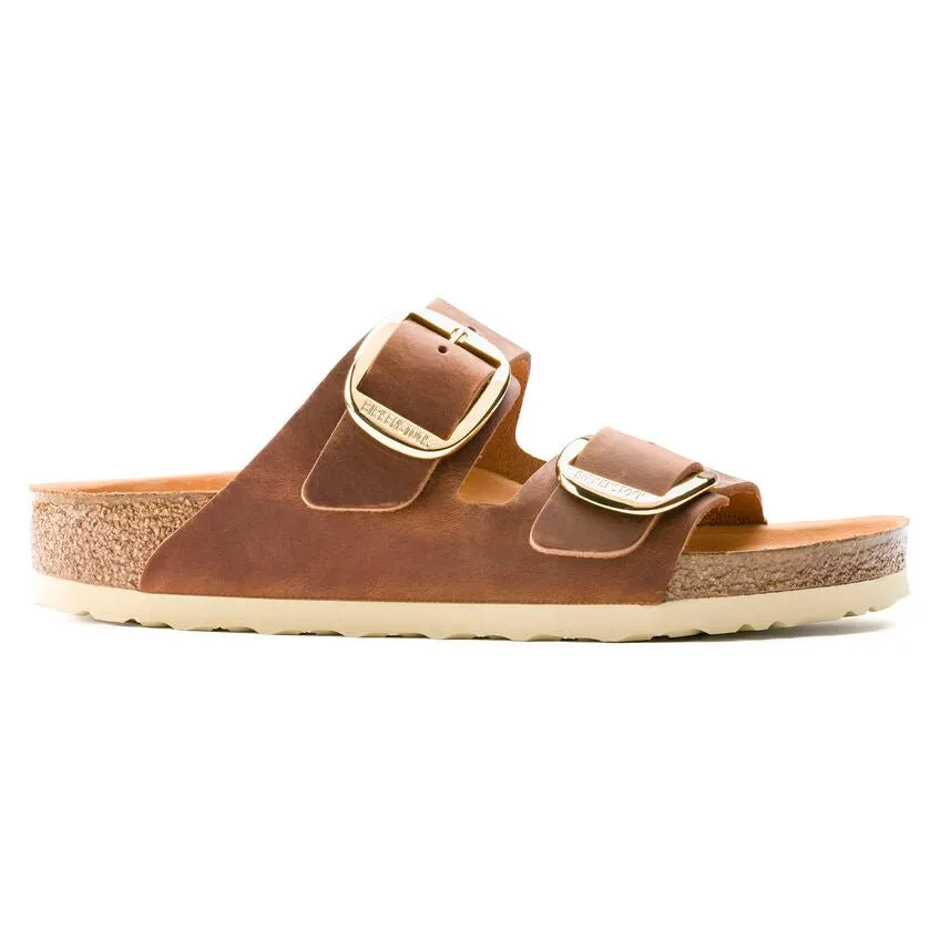 Birkenstock Women's Arizona Big Buckle - Cognac Oiled Leather