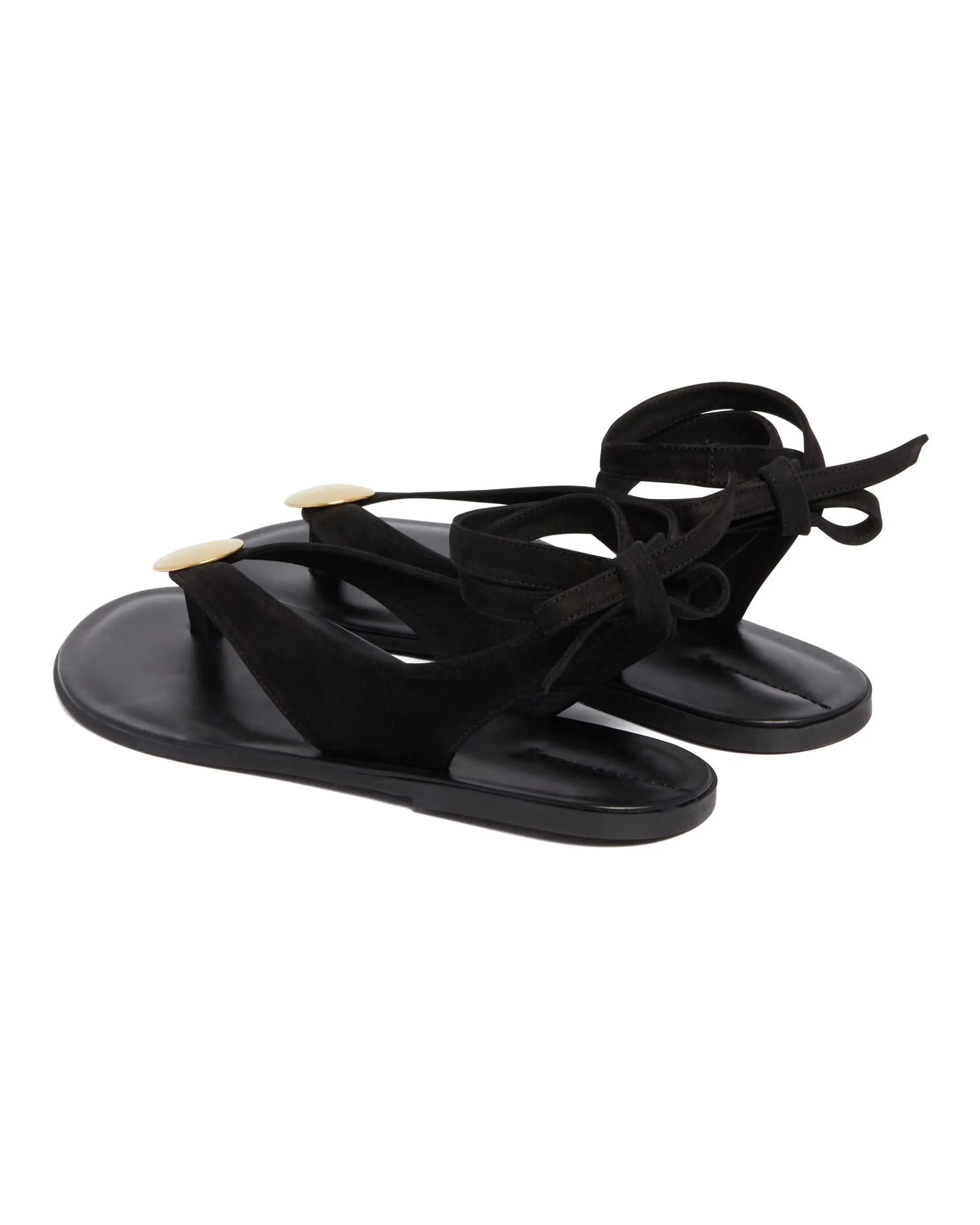 Black Charm Beach Sandals