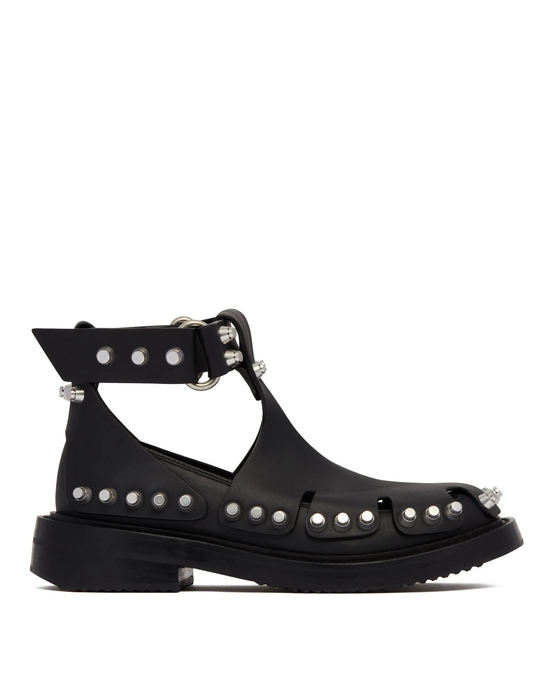 Black Dixon Studded Sandals