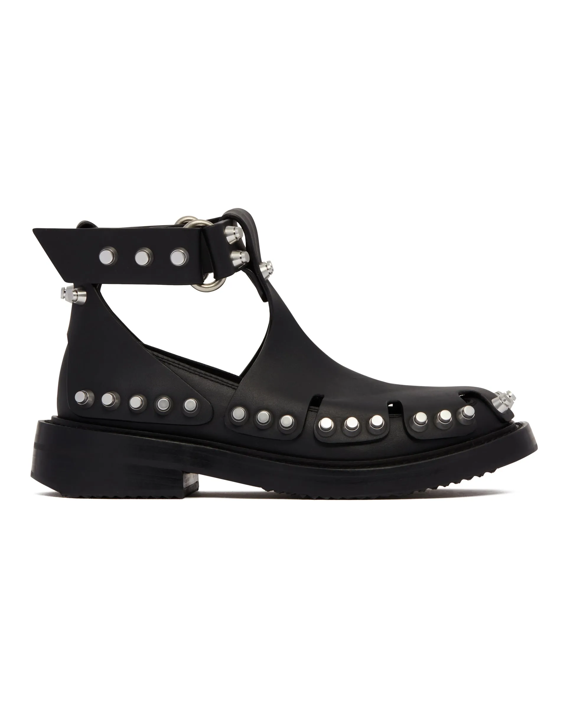 Black Dixon Studded Sandals