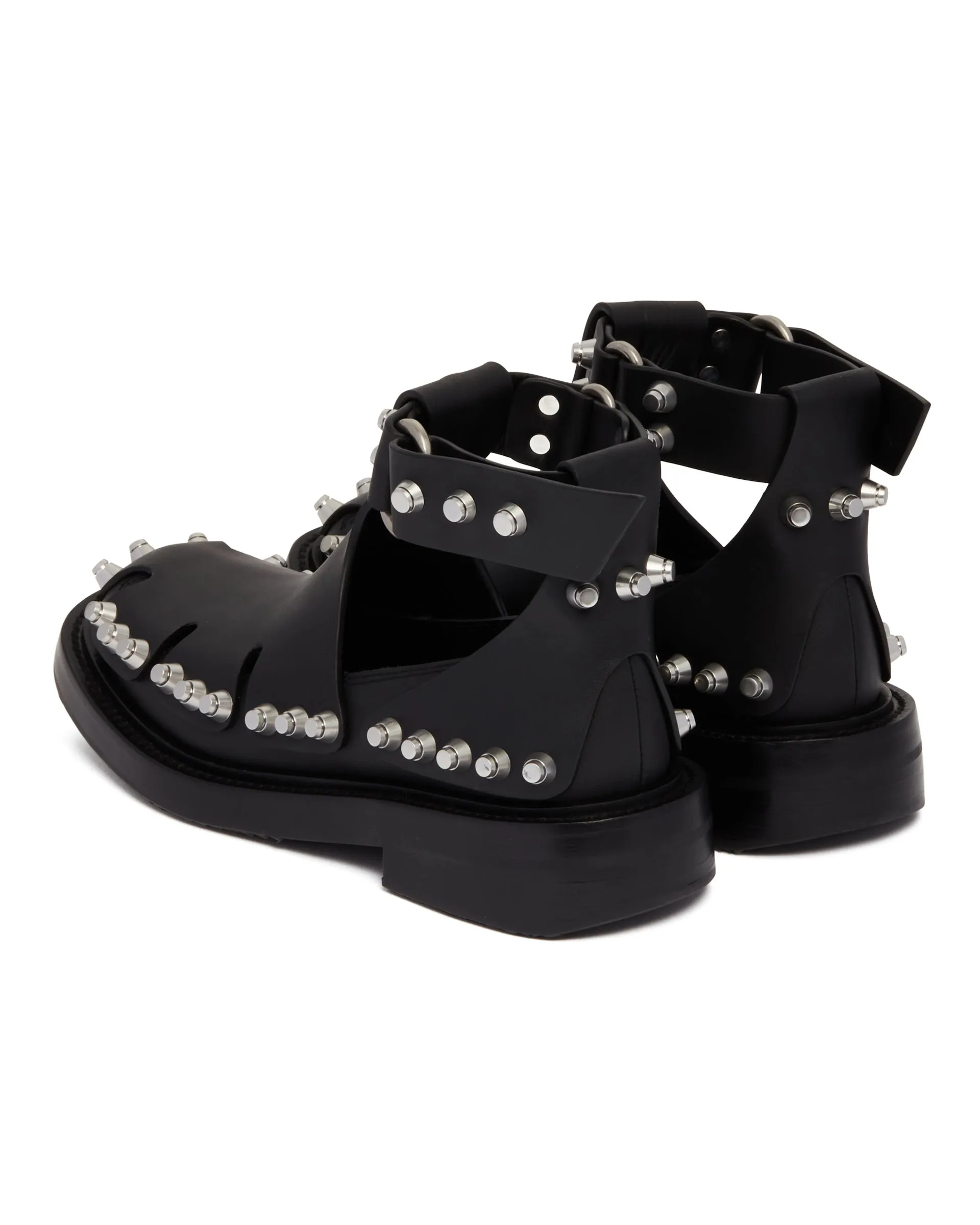 Black Dixon Studded Sandals