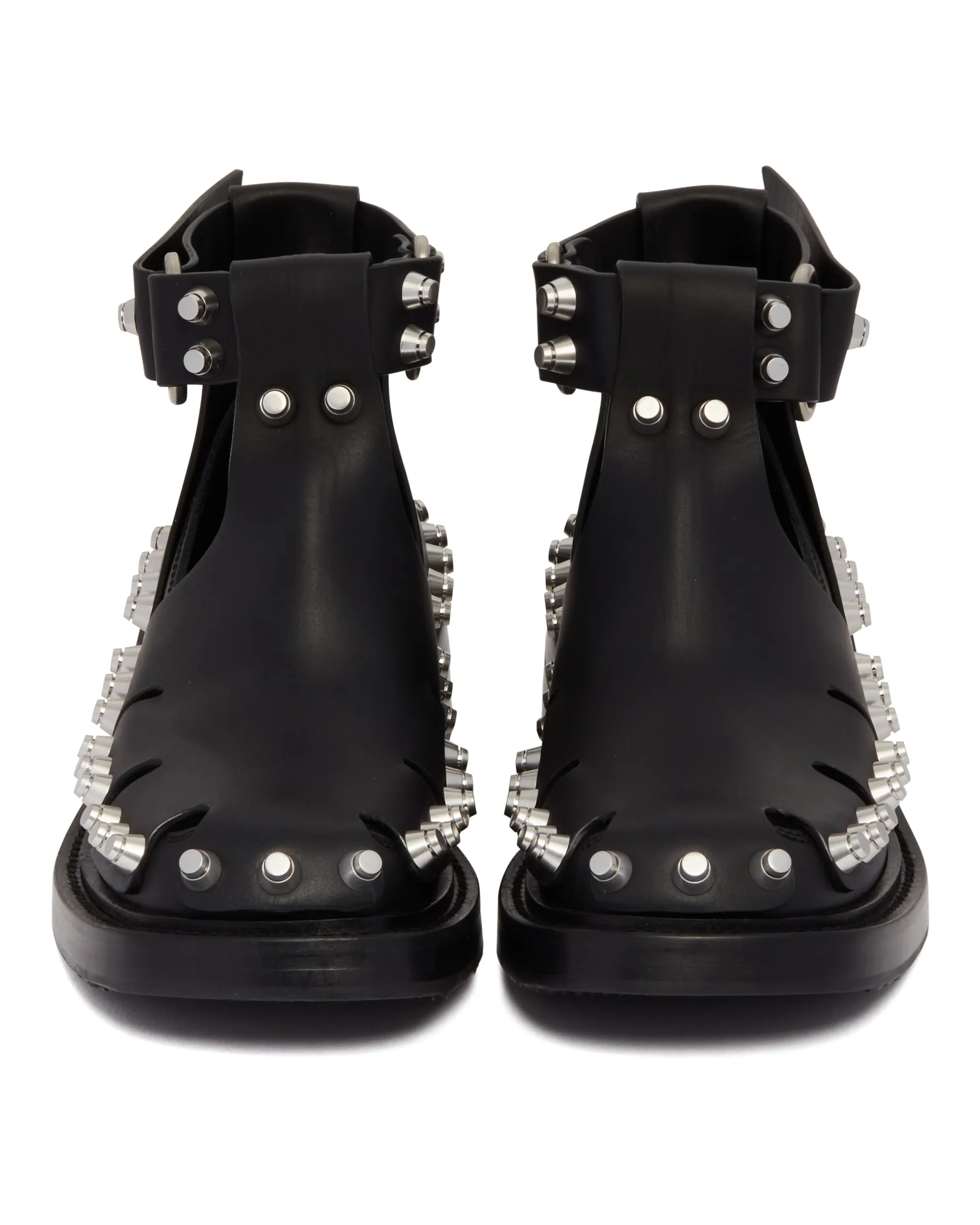 Black Dixon Studded Sandals