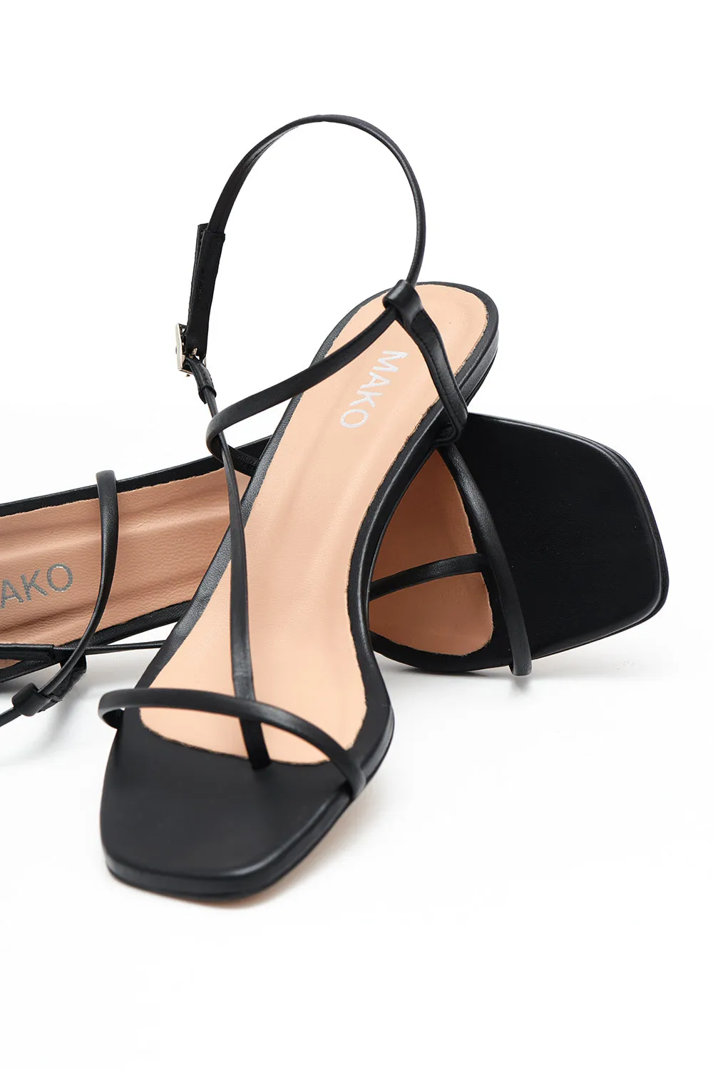 Black Leather Sandals