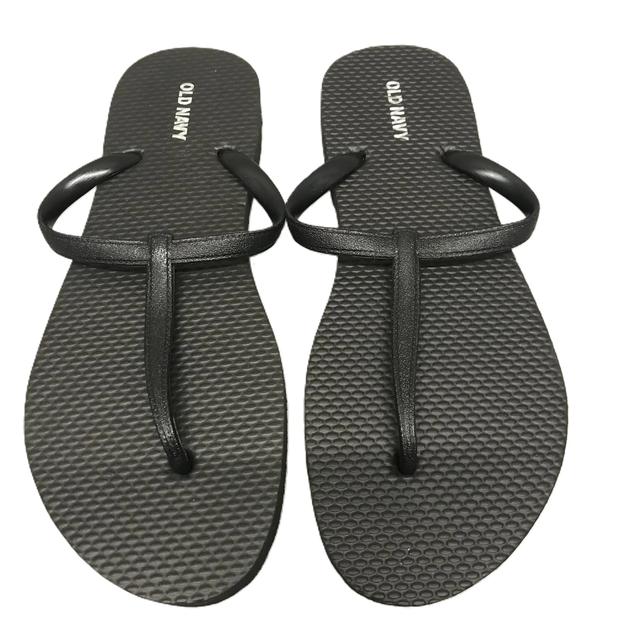 Black Sandals Flip Flops By Old Navy, Size: 7