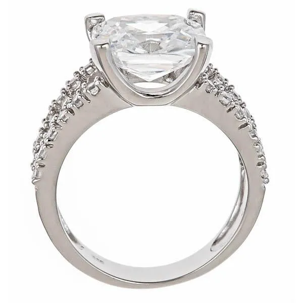 Britney's Engagement Ring in Sterling Silver