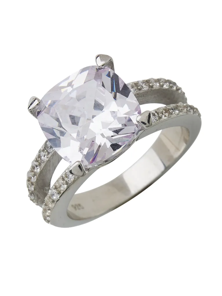 Britney's Engagement Ring in Sterling Silver