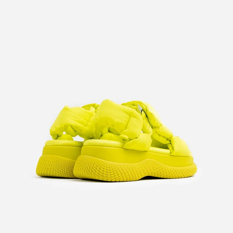 Brute Yellow Chunky Sandals