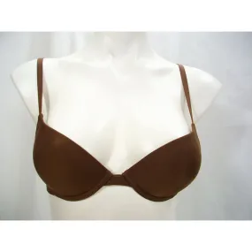 Calvin Klein F2711 Push Up Underwire Bra 34B Chocolate Brown