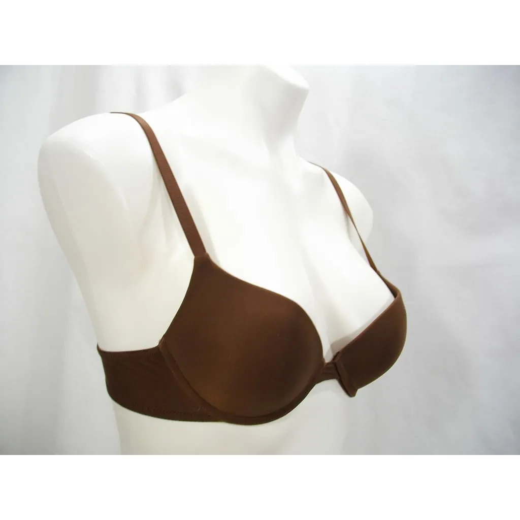 Calvin Klein F2711 Push Up Underwire Bra 34B Chocolate Brown