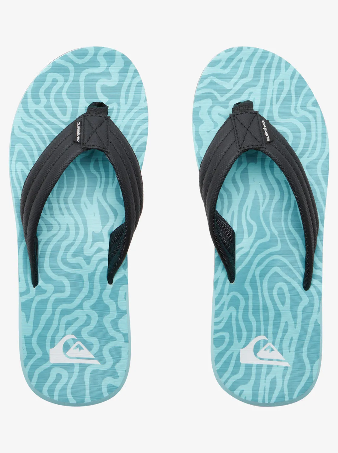 Carver Print Sandals - Blue 7