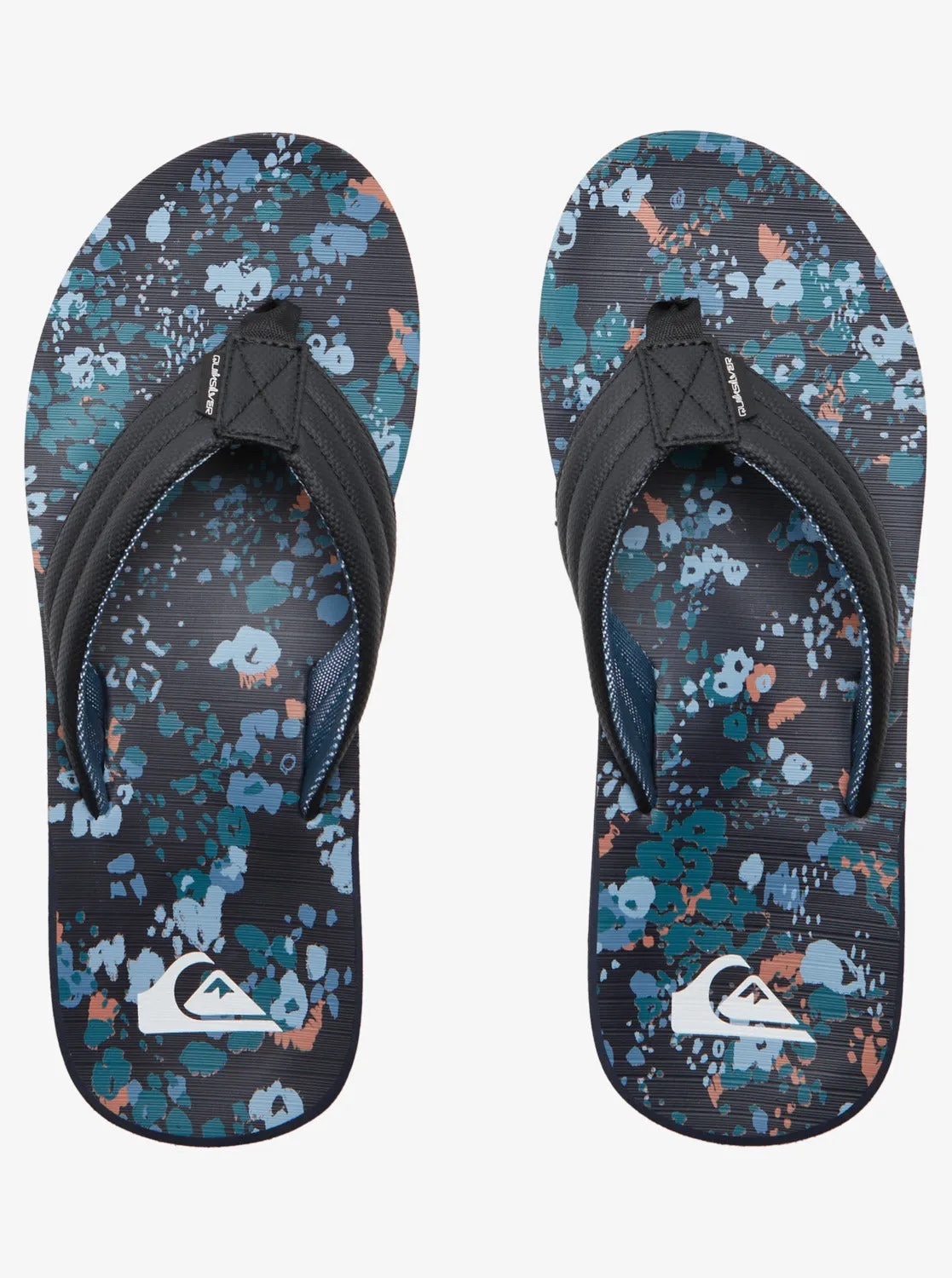 Carver Print Sandals - Blue 8