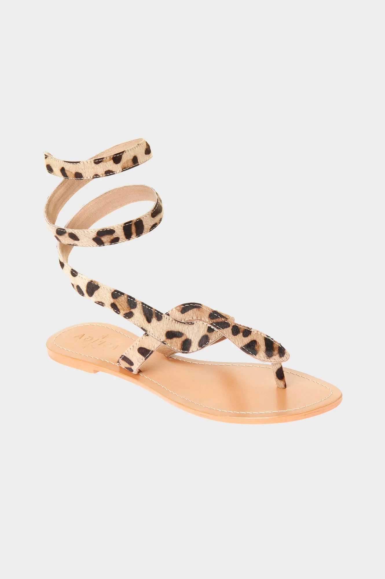 Cobra Wrap Sandals | Leopard