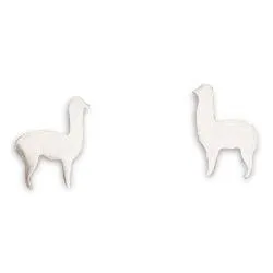 Cute Alpaca Silver Jewelry Earrings