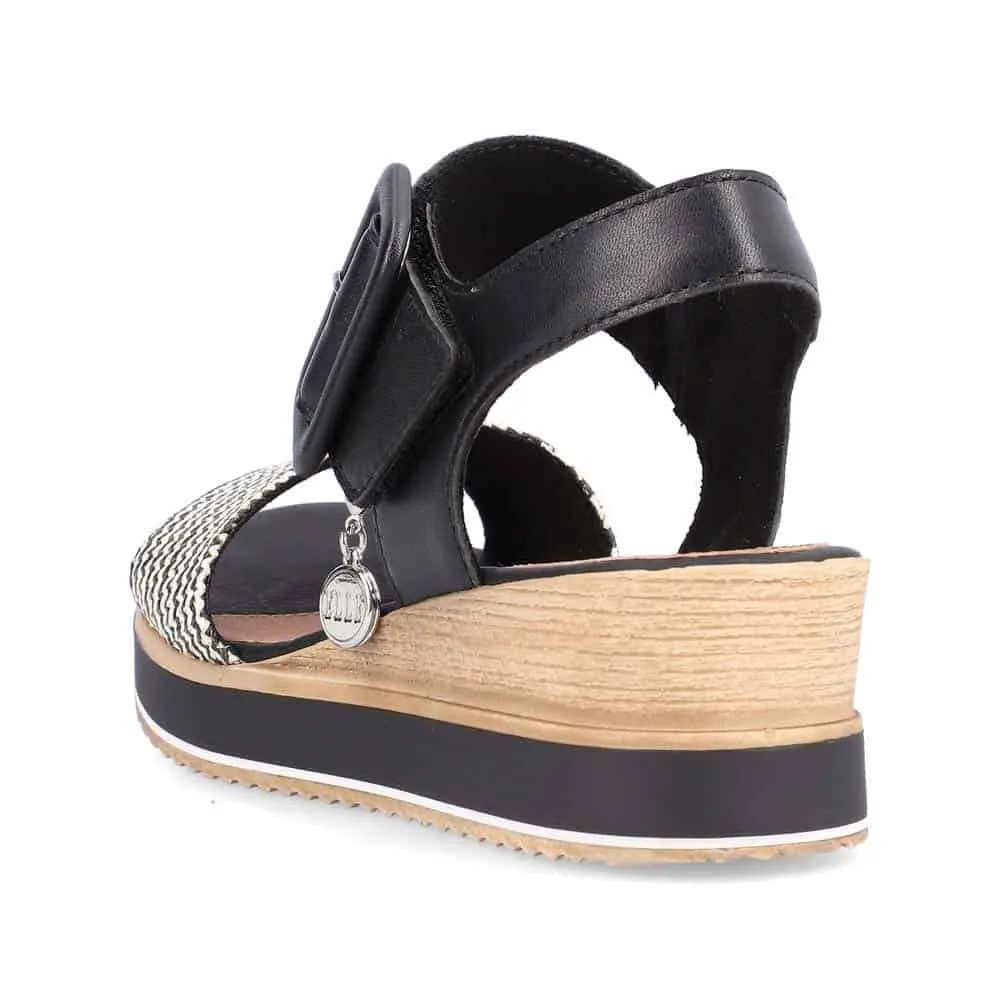 D6453-01 Black Multi Wedge