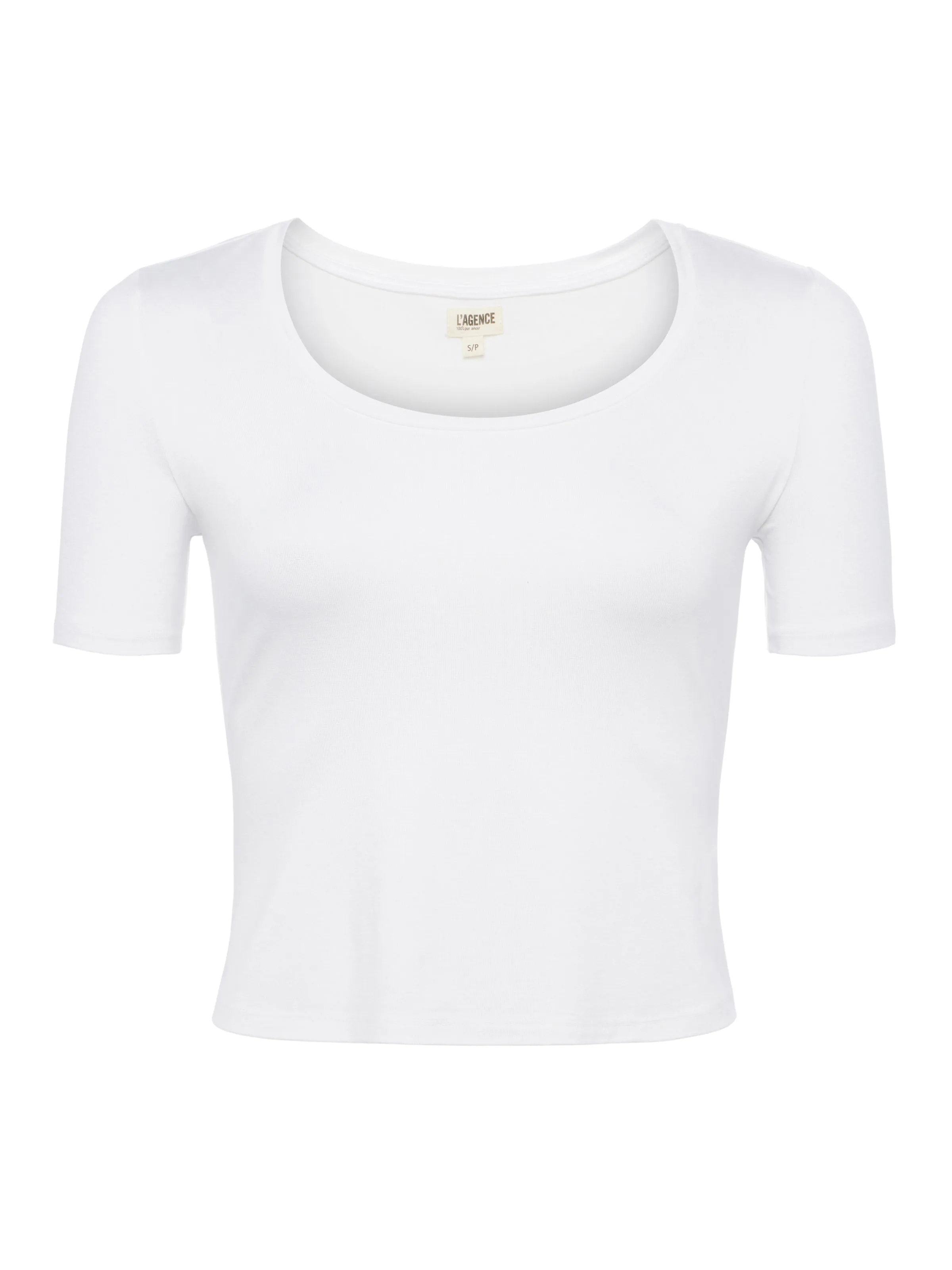 Dana Scoopneck Cropped Tee