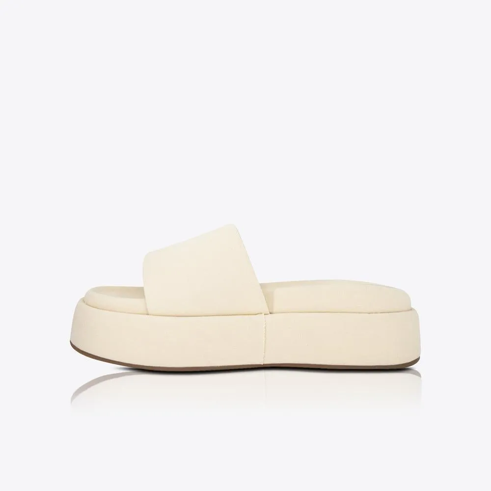 Dustin Flatform Parchment Linen