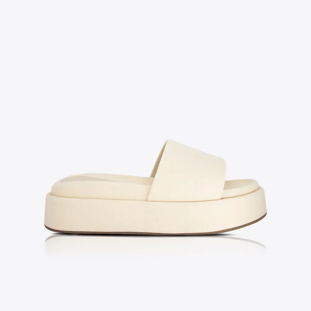 Dustin Flatform Parchment Linen