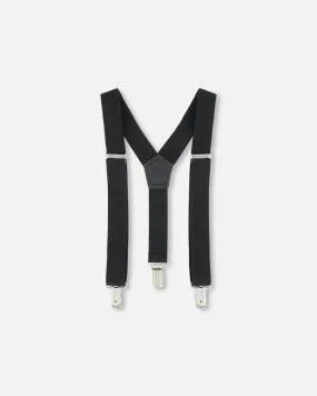 Elastic Suspenders Black